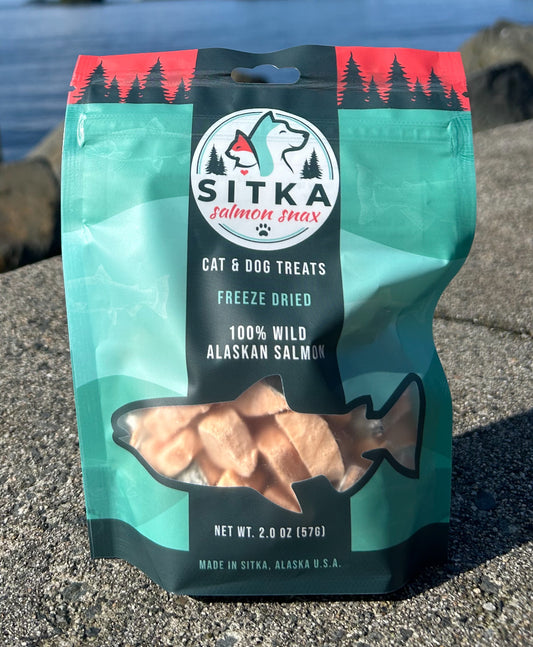 Sitka Salmon Snax - dog & cat treats 2.0oz