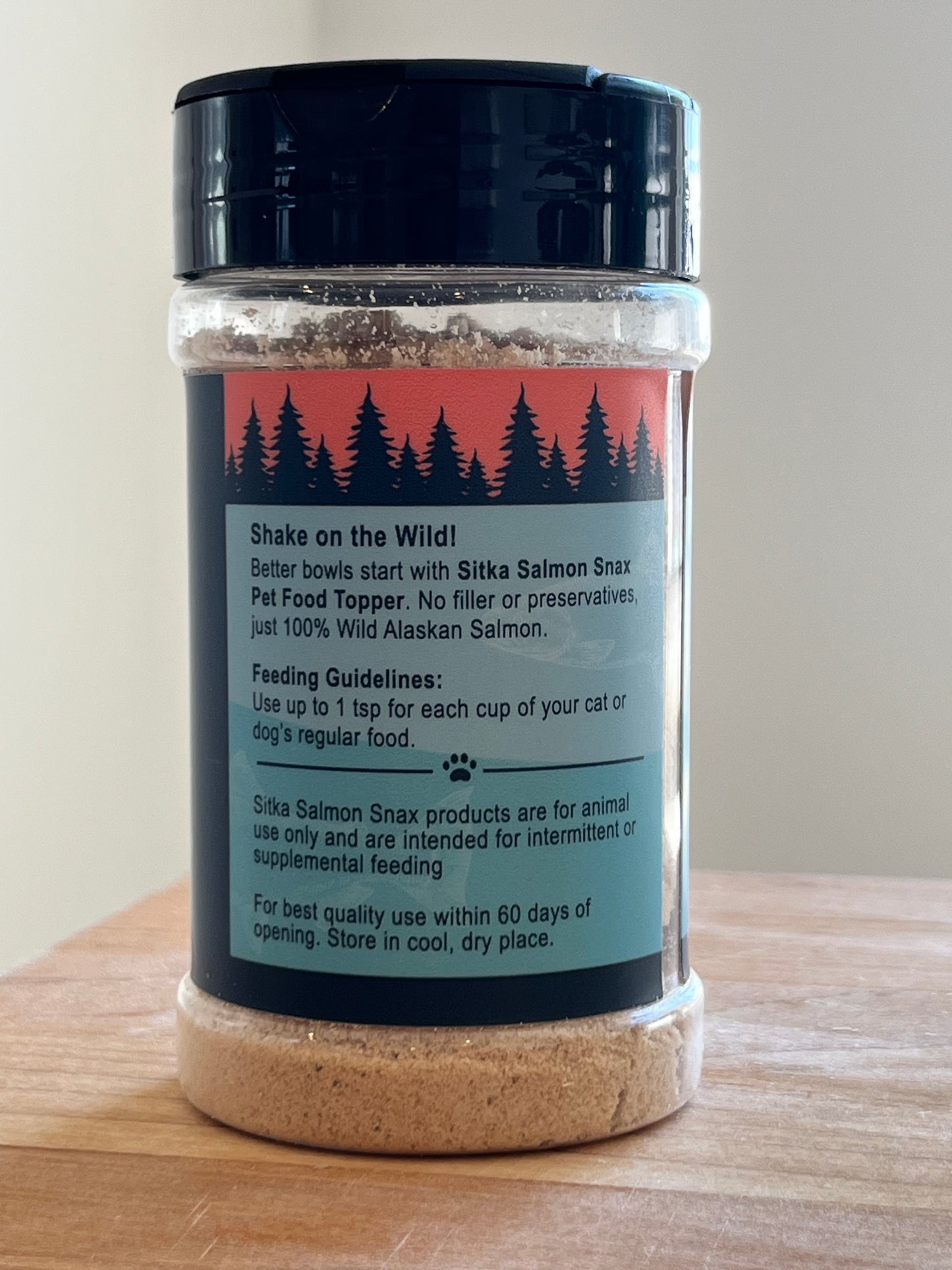 Sitka Salmon Snax - Cat & Dog Pet Food Topper 2oz