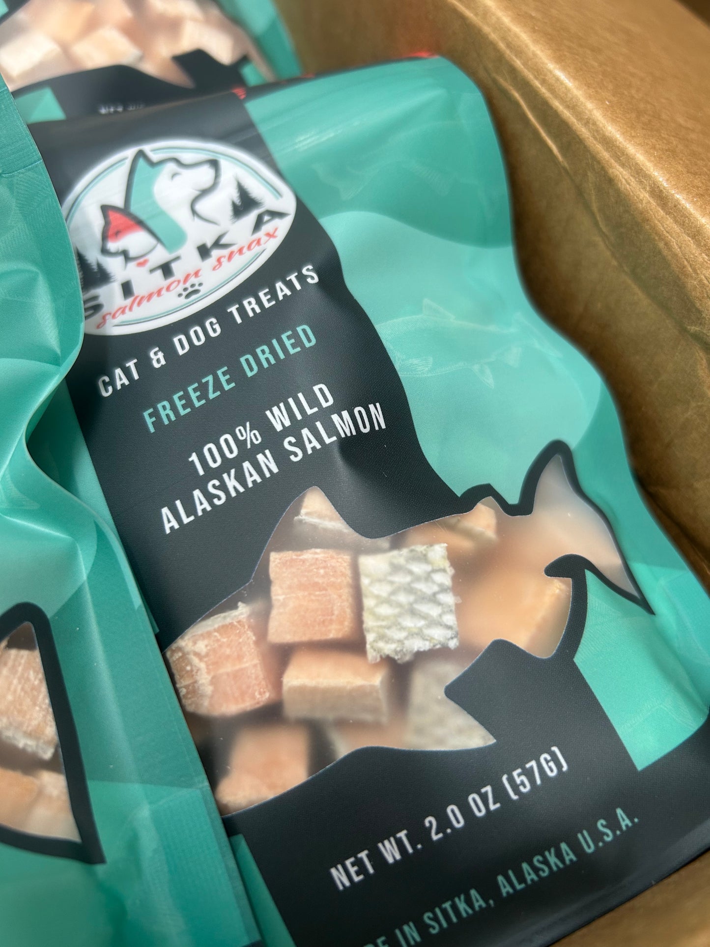 Sitka Salmon Snax - Dog & Cat Treats 2.0oz