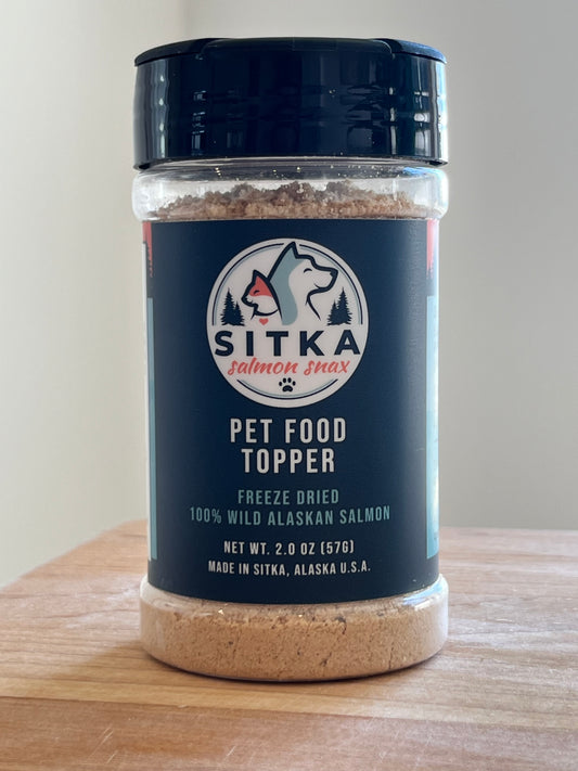Sitka Salmon Snax - Cat & Dog Pet Food Topper 2oz