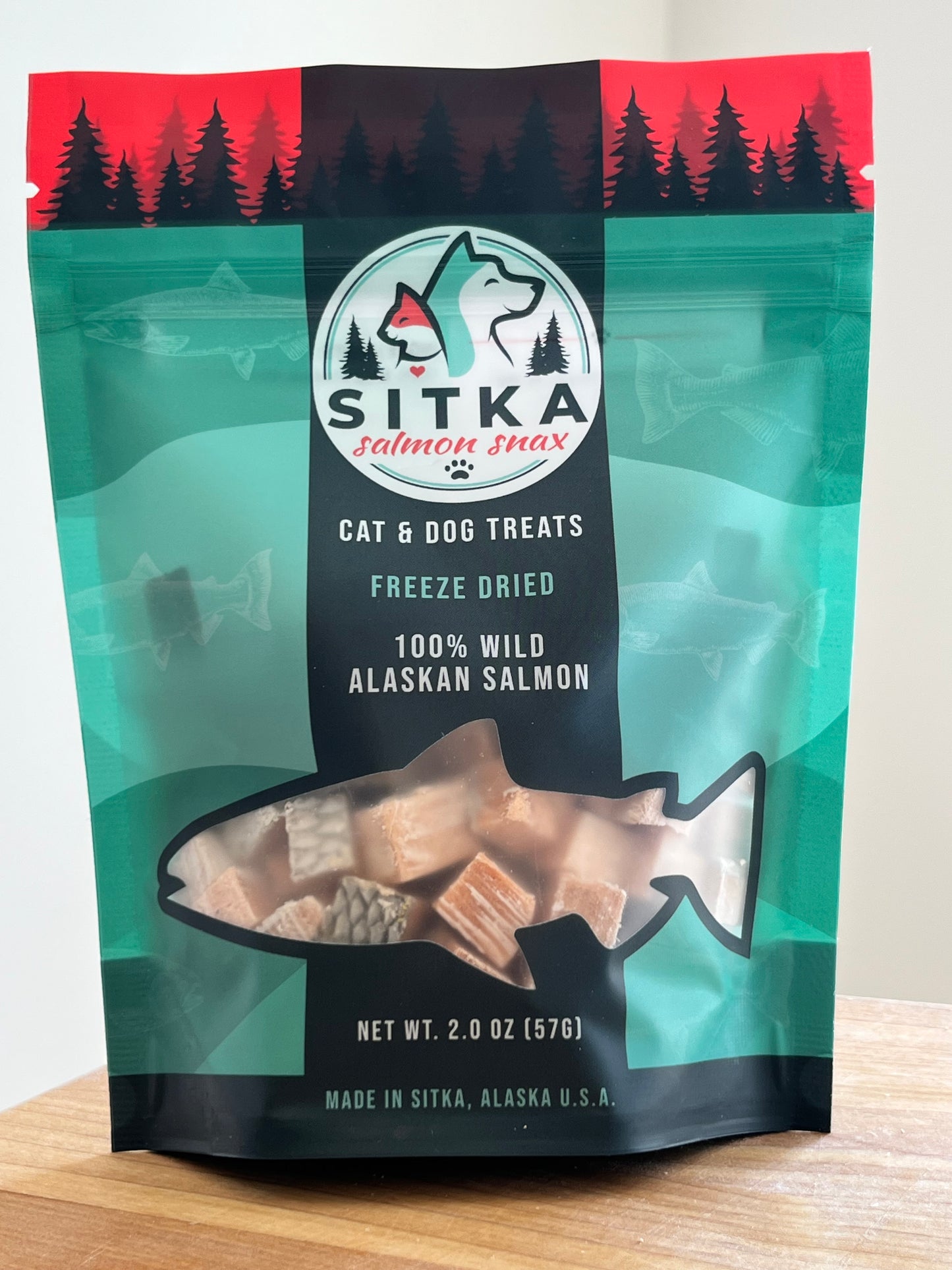 Sitka Salmon Snax - Dog & Cat Treats 2.0oz